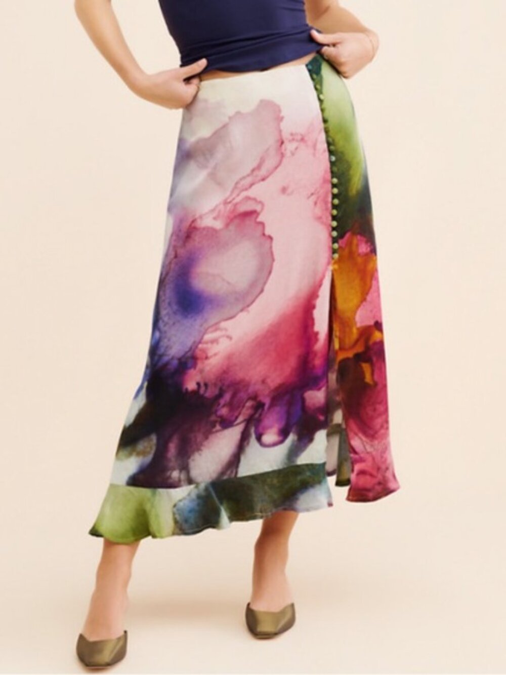Anthropologie Conditions Apply Clania Maxi Skirt
